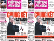 Bóng đá anh, ngoại hạng anh, lịch thi đấu euro 2012, Đọc TT&VH ngày 2/5 - Chung kết ở Old Trafford